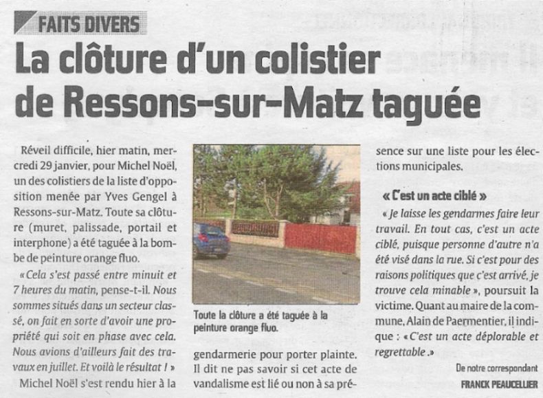 Tague &agrave; Ressons sur Matz